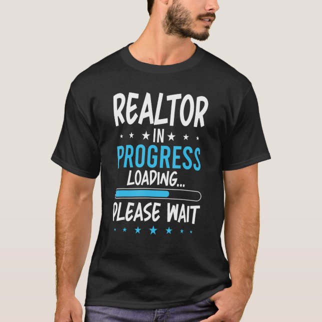 Realtor pågår t shirt (Framsida)