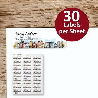 Realtor Personlig Returadress Returadress Etikett