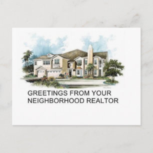 Realtor Post Card Vykort