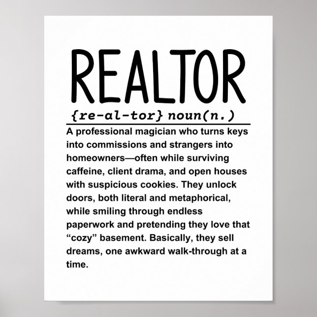 Realtor Poster (Framsidan)