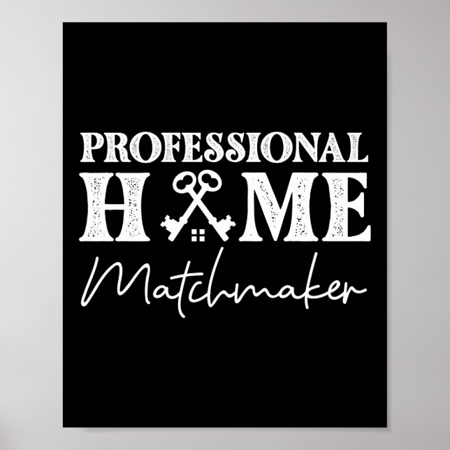 Realtor Professionell Home Matchmaker Poster (Framsidan)