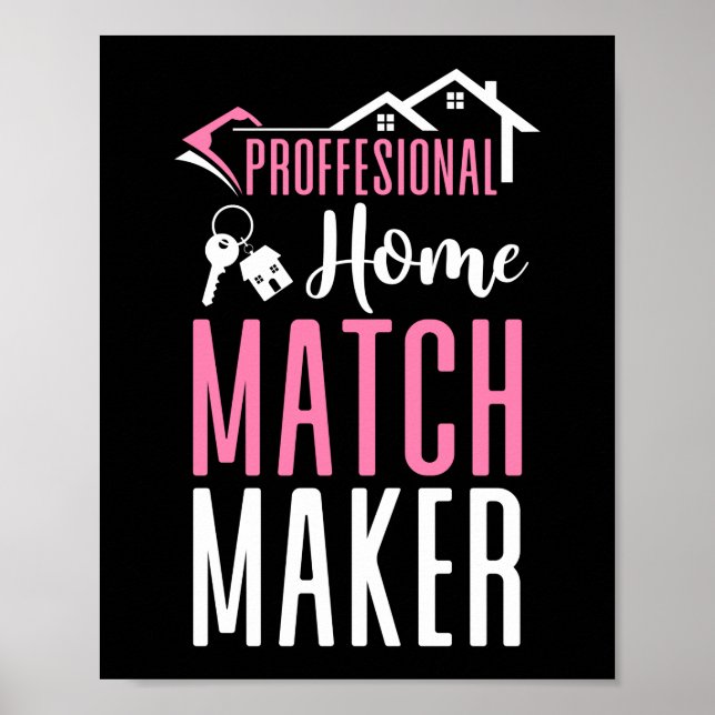 Realtor Professionell Home Matchmaker Poster (Framsidan)