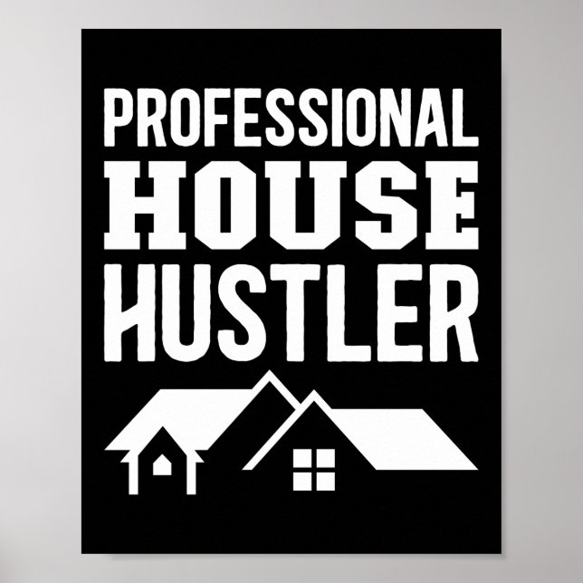 Realtor Real Gods Agent Professionell House Poster (Framsidan)