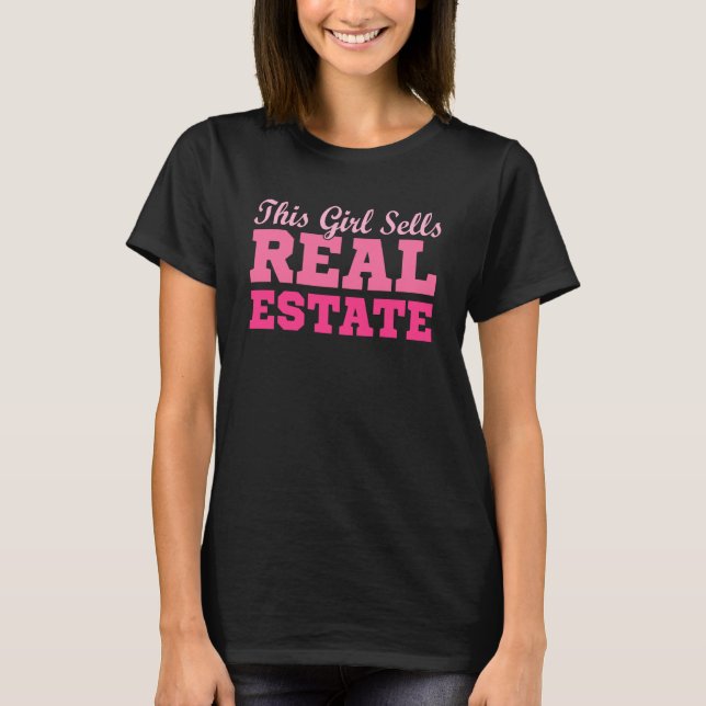 Realtor Real Gods Agent T Shirt (Framsida)
