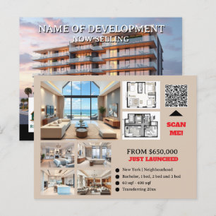 Realtor real gods anpassningsbar egendom vykort