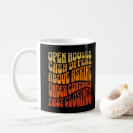 Realtor Real Gods Favorites Groovy Retro Boho Kaffemugg