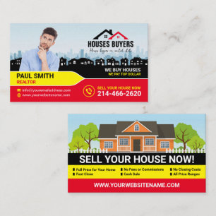 Realtor, Real Gods investerare. Egendom Sale Visitkort
