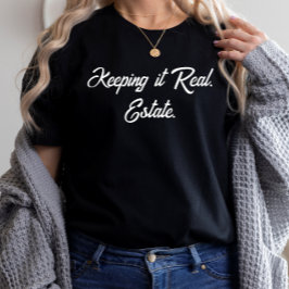 Realtor Real Gods Sales Agent behåller det T Shirt