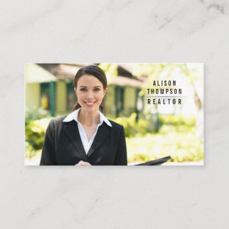 Realtor Realtor Photo Möte för Real Gods Visitkort