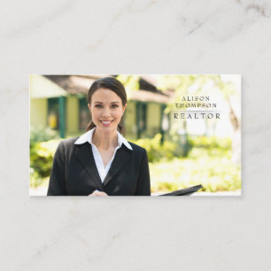 Realtor Realtor Photo Möte för Real Gods Visitkort
