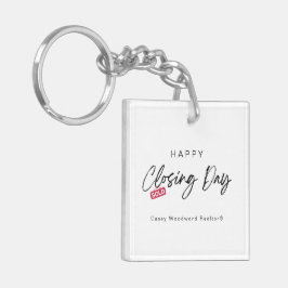 Realtor Stängningsdag | Minimalistisk Ny Husägare