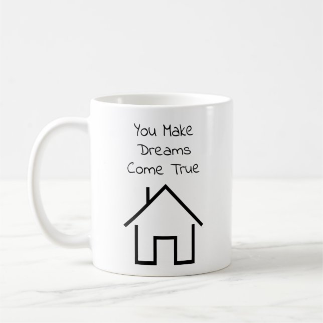 Realtor Tack Gift-Personlig Kaffemugg (Vänster)