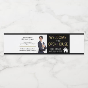 Realtor Vattenflaska-etikett Vattenflaskor Etikett