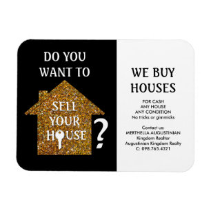 Realtor WE KÖP HOUSES Magnet