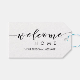 Realtor Welcome Home Gift-Märkre för Houseuppvärmn Presentetikett