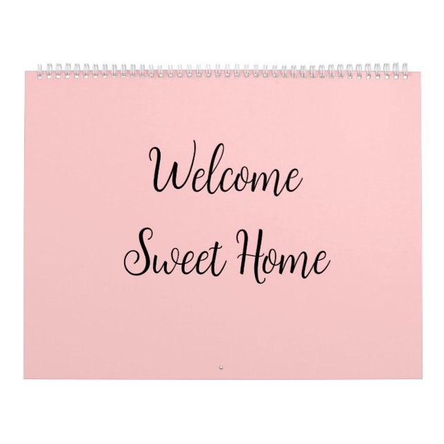 Realtor Welcome Home HomeHost, lägg till ditt namn Kalender (Omslag)