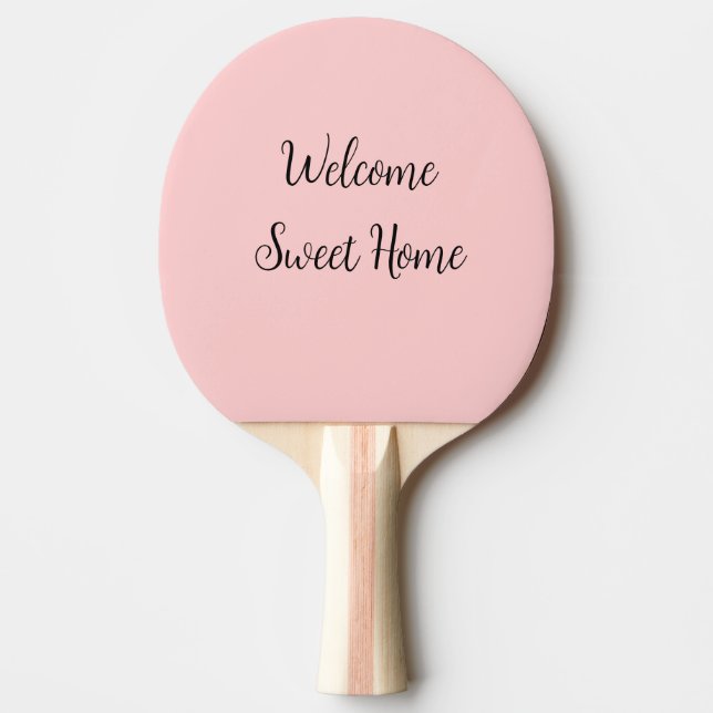 Realtor Welcome Home HomeHost, lägg till ditt namn Pingisracket (Framsidan)