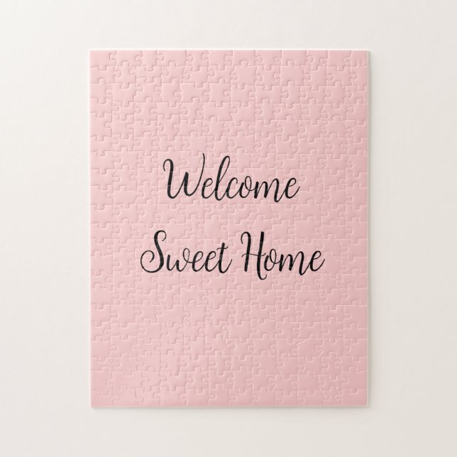 Realtor Welcome Home HomeHost, lägg till ditt namn Pussel (Vertikal)