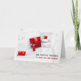 Realtor's Birthday Roligt Red White Home Insida Kort