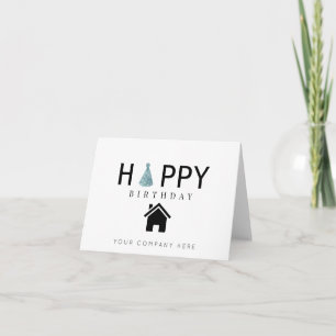 Realty Birthday Hat Grattis på födelsedagen Kort