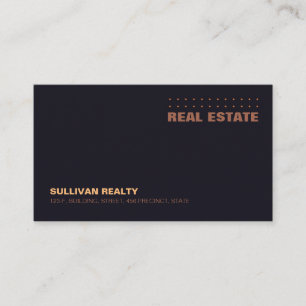 Realty Egendom Affärskort i Gods Realty Agent Visitkort