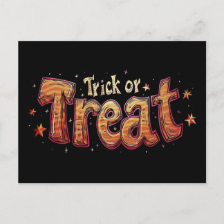 Realty Halloween Bus eller godis-reklam Helg Vykort