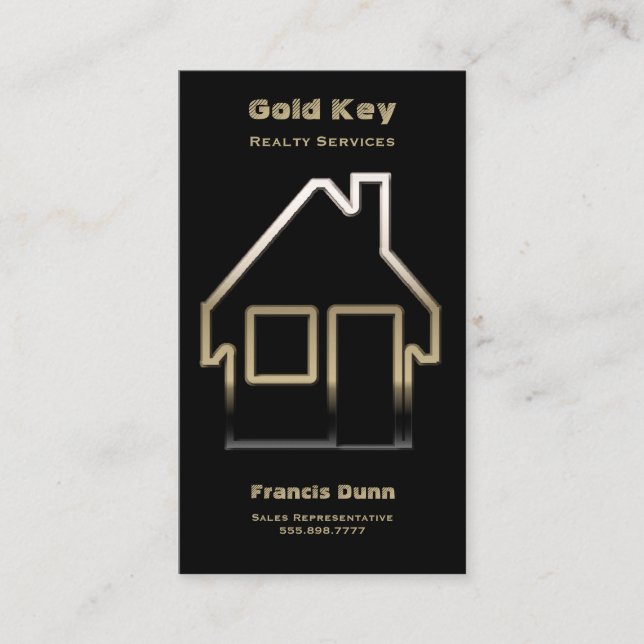 Realty Services i Gods Agent Visitkort (Framsida)