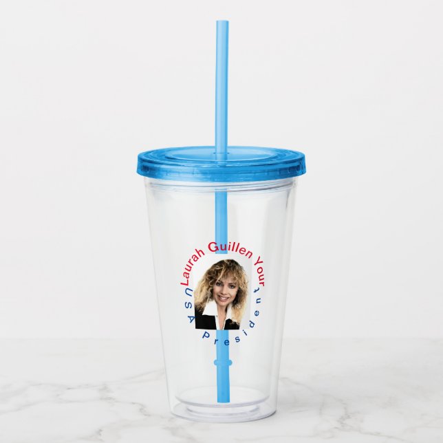 #REALUSAPRESIDENTLAURAHGUILLEN TAKE AWAY MUGG (Framsida)