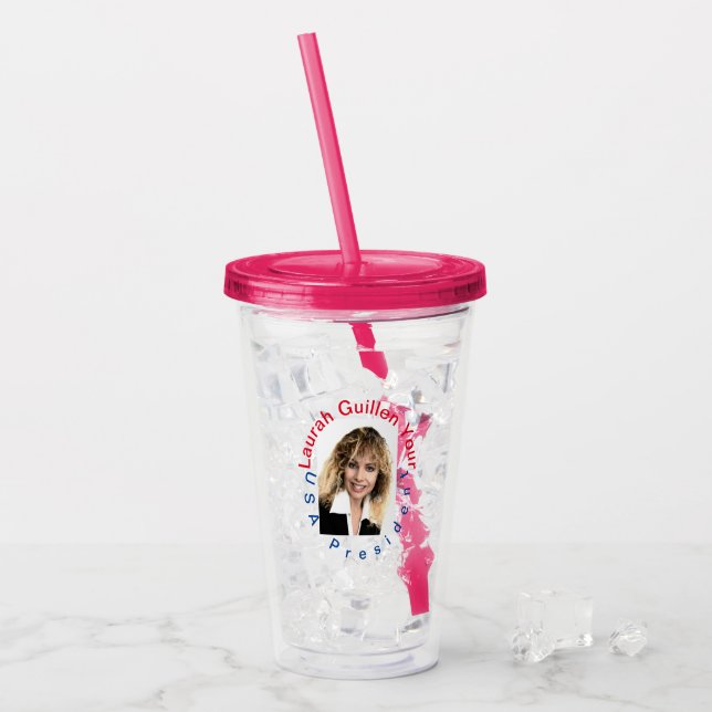 #REALUSAPRESIDENTLAURAHGUILLEN TAKE AWAY MUGG (Framsida Ice)