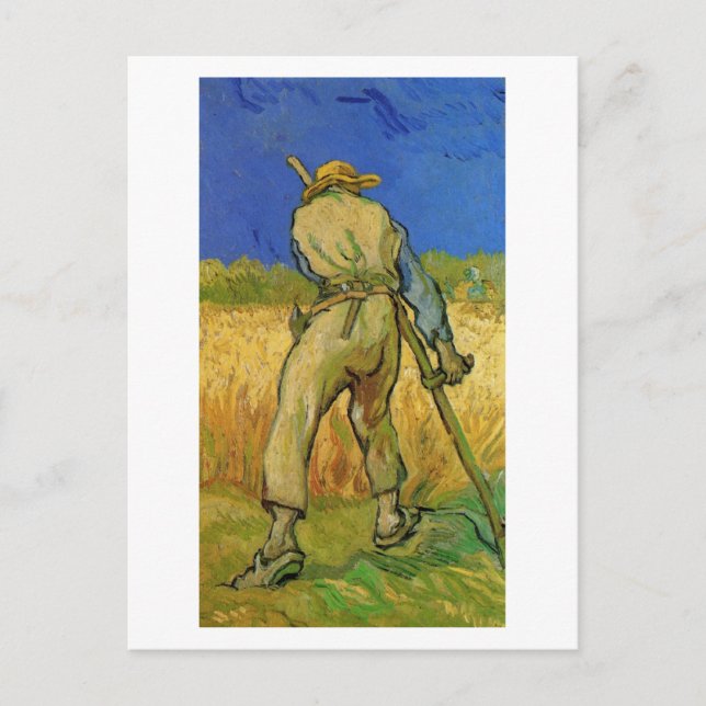 Reaper (after Millet), Van Gogh Fine Art Vykort (Framsida)