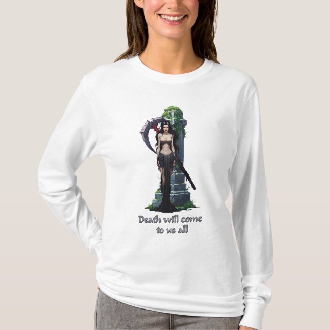 Reaper Girl T Shirt (Framsida)