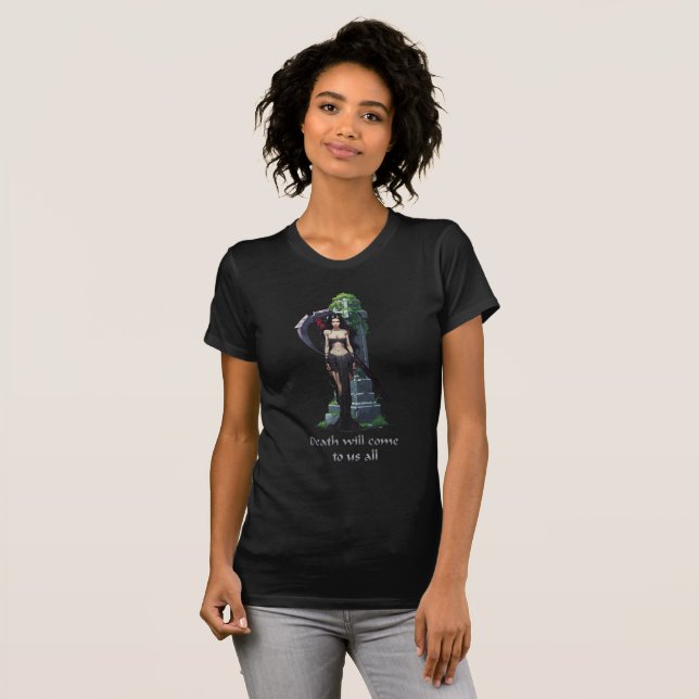 Reaper Girl T Shirt (Hel framsida)