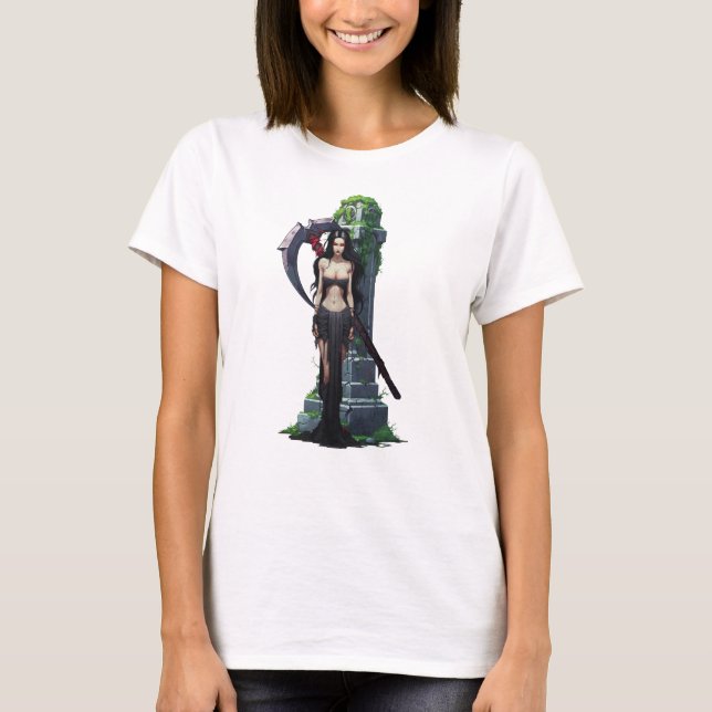 Reaper Girl T Shirt (Framsida)