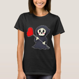 Reaper Halloween Heart T Shirt