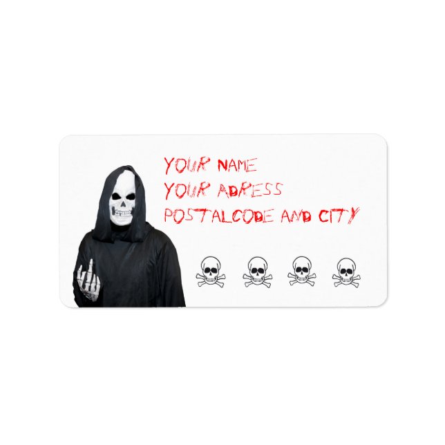 Reaper Label Adressetikett (Framsidan)