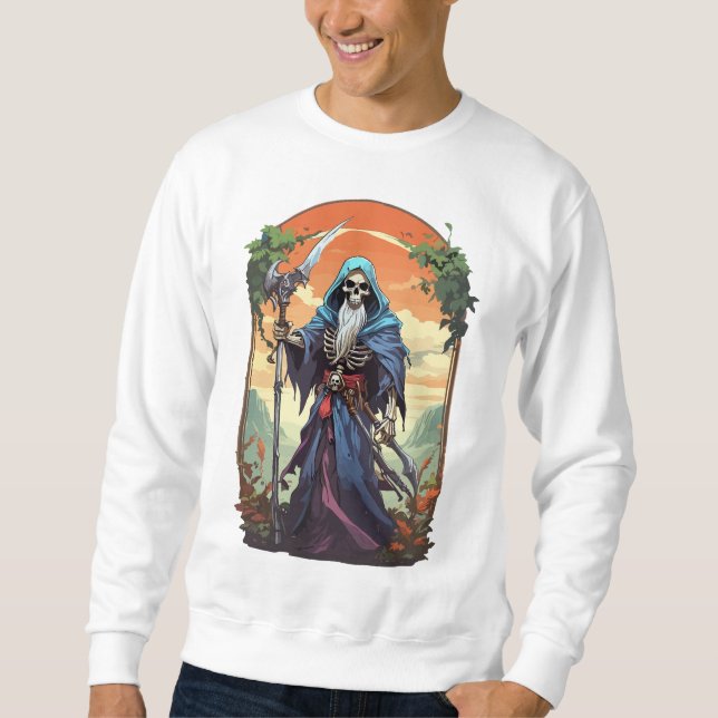 Reaper Lång Ärmad Tröja (Framsida)