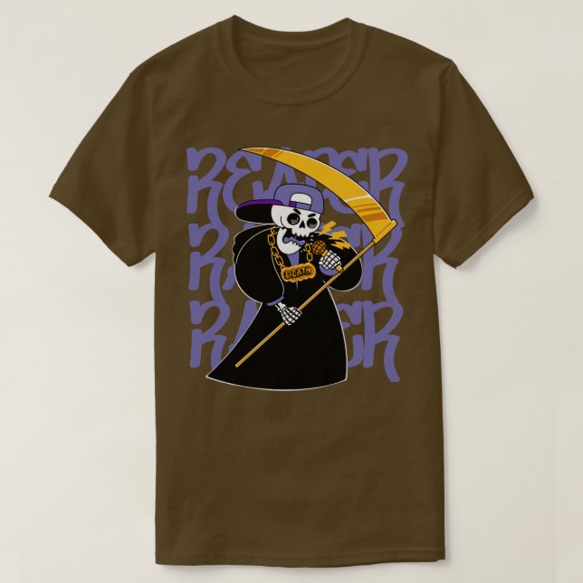 Reaper Rapper T Shirt (Design framsida)
