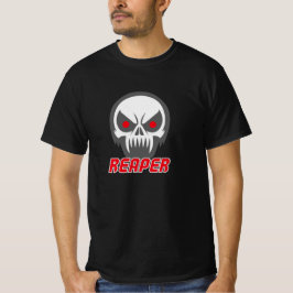 Reaper Skull Biker Heavy Metal T Shirt
