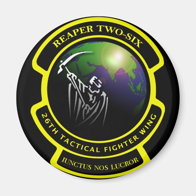 Reaper Two-Six Magnet (Framsidan)