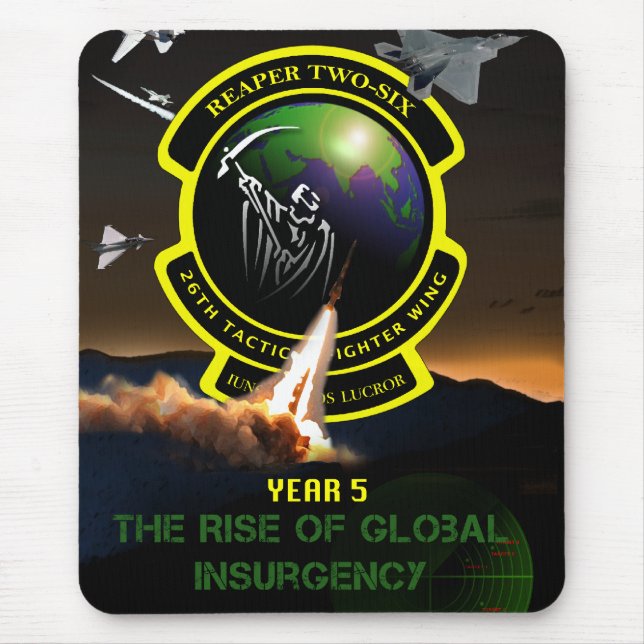 Reaper Two-Six Mousepad Musmatta (Framsidan)