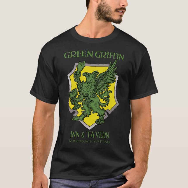 ReaperCon 2018 grön gripskjorta T Shirt (Framsida)