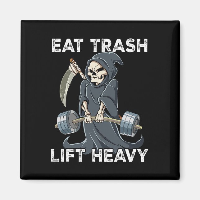 Reapper Gym Weight Training Eat Sopor Hiss Heavy Magnet (Framsidan)