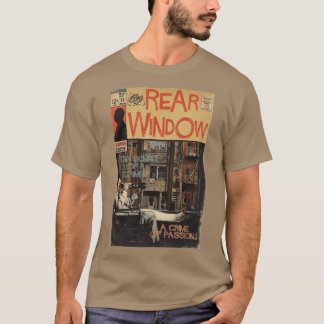 Rear Window Alfred Hitchcock Serietidning Fan Art T Shirt