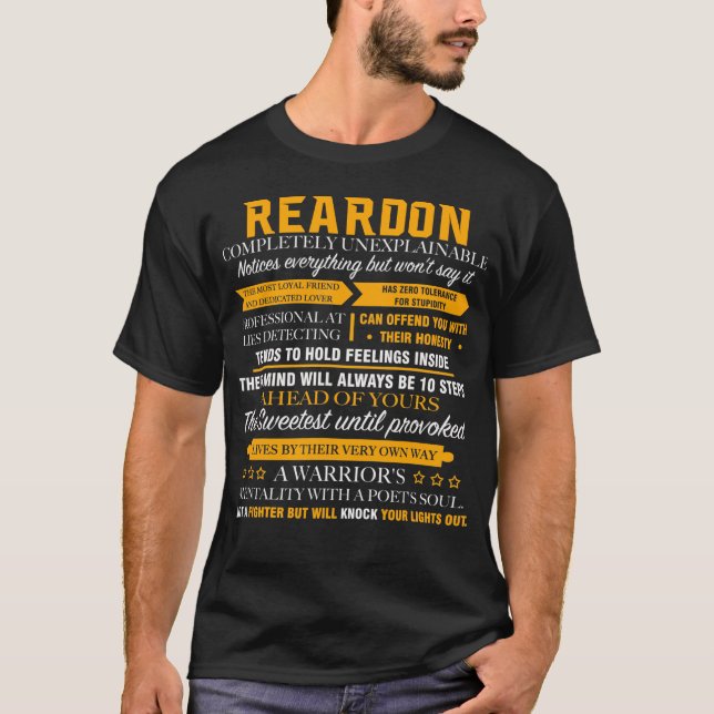 REARDON är fullständigt oförklarlig T Shirt (Framsida)