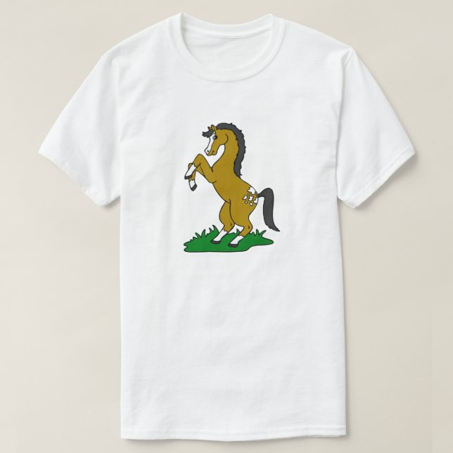 Rearing Appaloosa Hind Ben Equine Theme Tröja (Design framsida)