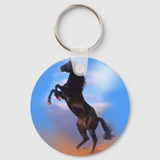 Rearing Horse Nyckelring (Framsida)