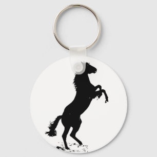 Rearing Horse Nyckelring