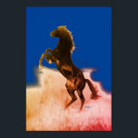 Rearing Horse Pop Art Poster<br><div class="desc">Vild Horses Digital Artworks,  Paintings,  Bilder och Bilder</div>