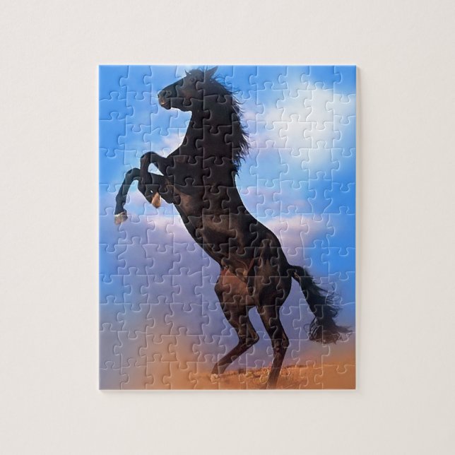 Rearing Horse Pussel (Vertikal)