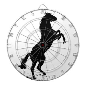Rearing Horse Silhouette Darttavla